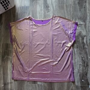 Purple Sheer Women's Top